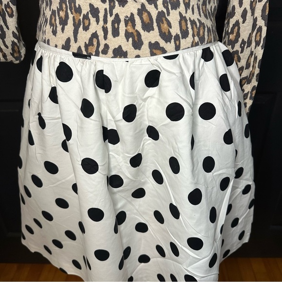 CeCe Dappled Dot A-Line skirt Size 8 (a4 - Picture 4 of 11